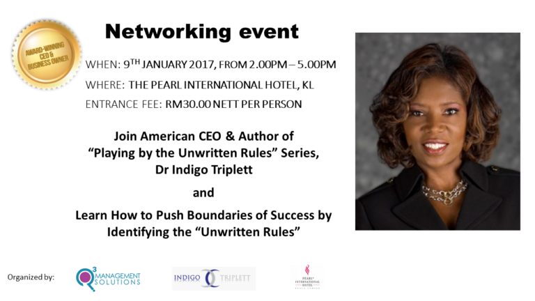 Networking event with Dr Indigo Triplett