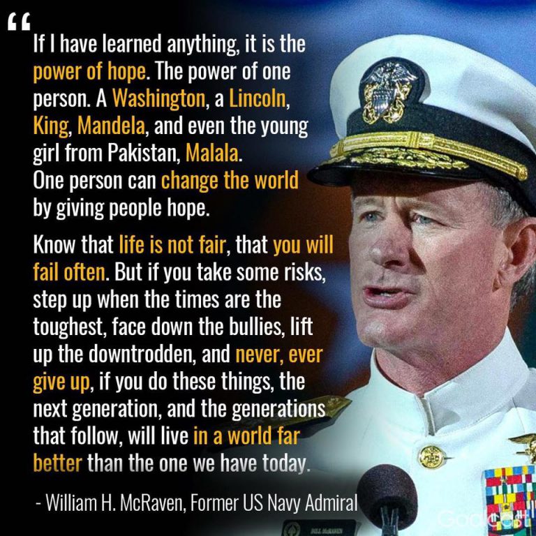 Little Things That Can Change Your Life…And Maybe the World by Admiral William H. McRaven