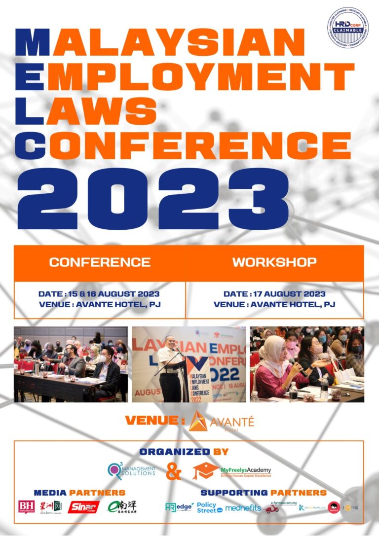 PAST EVENT: MALAYSIAN EMPLOYMENT LAWS CONFERENCE 2023 (15-17 AUGUST 2023)