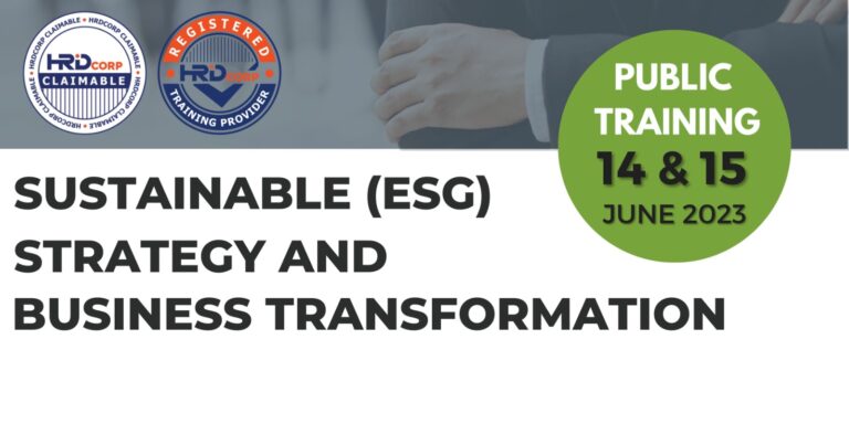 PAST EVENT: SUSTAINABLE (ESG) STRATEGY AND BUSINESS TRANSFORMATION